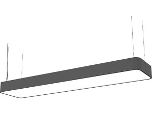 Lampa wisząca SOFT LED 90x20 GR