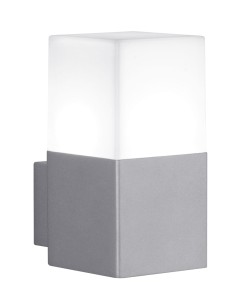 KINKIET ZEWNĘTRZNY HUDSON IP44 TYTANOWY/BIAŁY 220060187