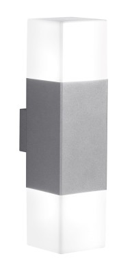 KINKIET ZEWNĘTRZNY HUDSON 2 IP44 TYTANOWY/BIAŁY 220060287