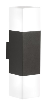 KINKIET ZEWNĘTRZNY HUDSON 2 IP44 ANTRACYT/BIAŁY 220060242