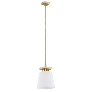 LAMPA WISZĄCA ARDEN 1 BIAŁY/ZŁOTY 8261