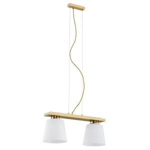 LAMPA WISZĄCA ARDEN 2 BIAŁY/ZŁOTY 7151