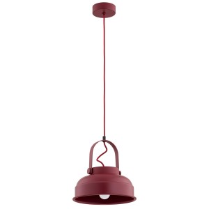 LAMPA WISZĄCA DAKOTA CZERWONY 8286