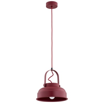 LAMPA WISZĄCA DAKOTA CZERWONY 8286