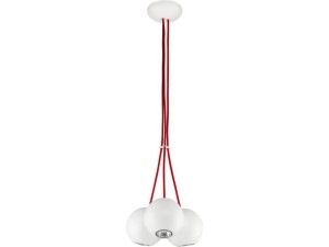 Lampa wiszącaBUBBLE 3pł WH-RED