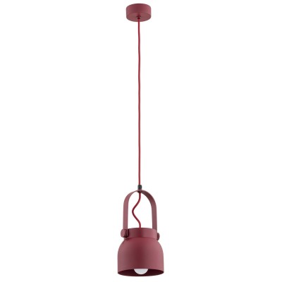 LAMPA WISZĄCA LOGAN S 1 CZERWONY 8292