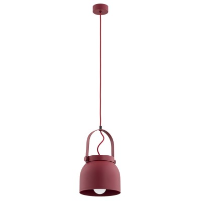 LAMPA WISZĄCA LOGAN M 1 CZERWONY 8282