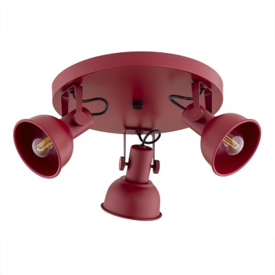 REFLEKTOR/PLAFON LENORA 3 CZERWONY 6264