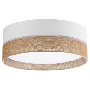 LAMPA SUFITOWA/PLAFON LINOBIANCO 45 JUTA/BIAŁY 6577
