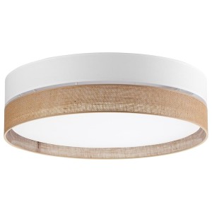 LAMPA SUFITOWA/PLAFON LINOBIANCO 60 JUTA/BIAŁY 6578