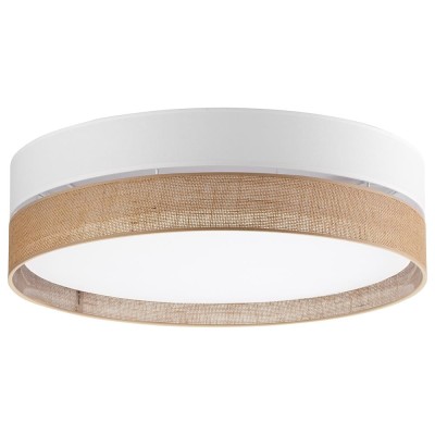 LAMPA SUFITOWA/PLAFON LINOBIANCO 60 JUTA/BIAŁY 6578