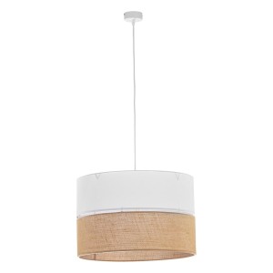 LAMPA WISZĄCA LINOBIANCO JUTA/BIAŁY 6573