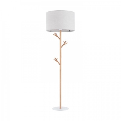 LAMPA PODŁOGOWA ALBERO LINEN DREWNO/LEN 5574