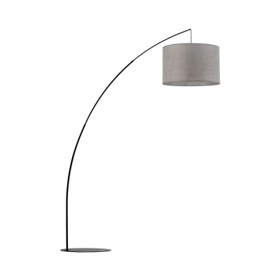LAMPA PODŁOGOWA MOBY GRAY SZARY/CZARNY 5487