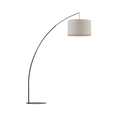 LAMPA PODŁOGOWA MOBY NATURE SZARO-BEŻOWY/CZARNY 5486