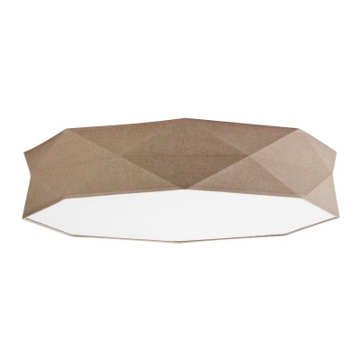 LAMPA SUFITOWA/PLAFON KANTOOR NATURE 6 SZAROBEŻOWY 6196