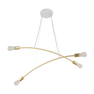 LAMPA WISZĄCA HELIX GOLD 4 ZŁOTY 5622