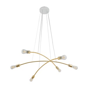 LAMPA WISZĄCA HELIX GOLD 6 ZŁOTY 5621
