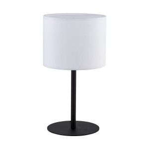 LAMPA STOŁOWA RONDO LINEN BIAŁY 5096