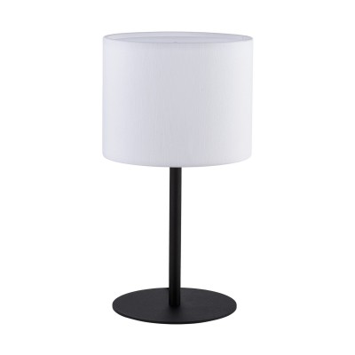 LAMPA STOŁOWA RONDO LINEN BIAŁY 5096