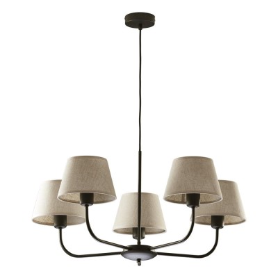 LAMPA WISZĄCA/ŻYRANDOL CHICAGO 5 LEN NATURALNY 3989