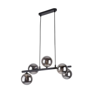 LAMPA WISZĄCA ESTERA BLACK 5 CZARNY 6707