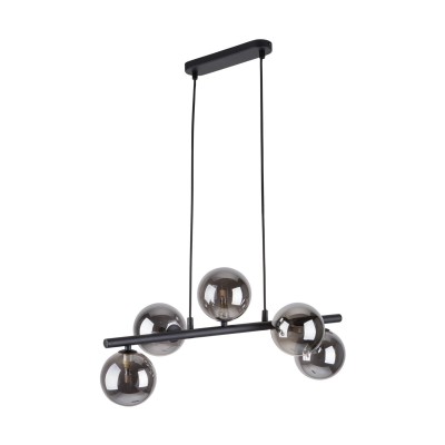 LAMPA WISZĄCA ESTERA BLACK 5 CZARNY 6707