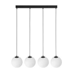 LAMPA WISZĄCA MARTIN 4 BIAŁY/CZARNY 4911