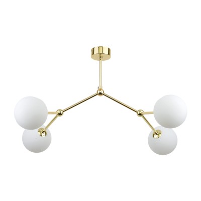 LAMPA SUFITOWA/PLAFON FAIRY GOLD 4 ZŁOTY/BIAŁY 6470