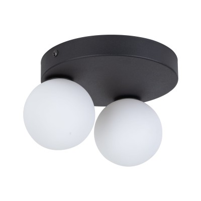 LAMPA SUFITOWA/PLAFON BIANCA BLACK 2 BIAŁY/CZARNY 5682