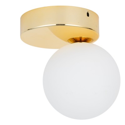 LAMPA SUFITOWA/PLAFON BIANCA GOLD 1 BIAŁY/ZŁOTY 4695