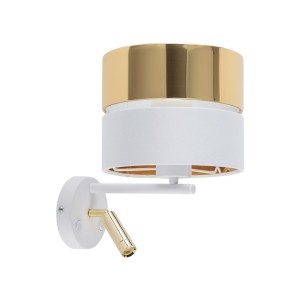 KINKIET HILTON WHITE/GOLD E27 + G9 BIAŁY/ZŁOTY 5361