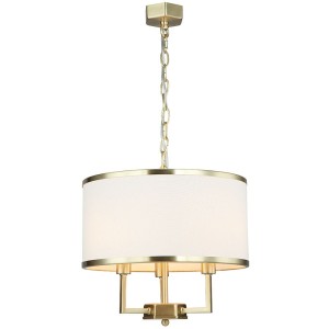 Wyjątkowa lampa stare złoto tkanina do salonu sala weselna restaucja Casa Old Gold S