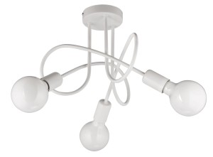 Plafon W-LOOP/3 BIAŁY