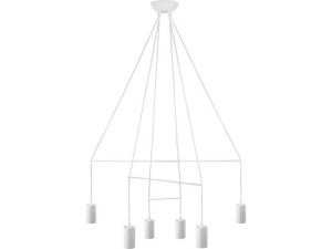 Lampa wisząca IMBRIA 6pł biały
