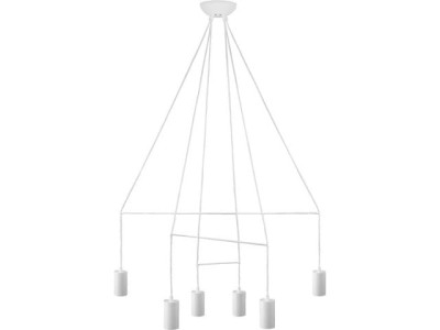 Lampa wisząca IMBRIA 6pł biały