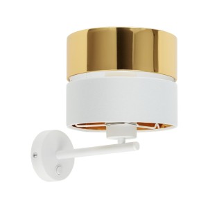 KINKIET HILTON 1 WHITE/GOLD BIAŁY/ZŁOTY 4770