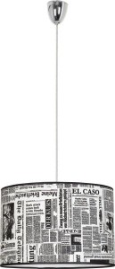 Lampa wisząca PATTY 1pł WH-BL
