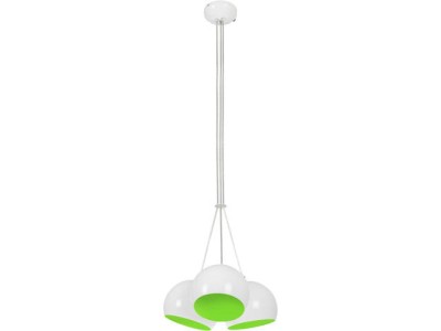 Lampa BALL 3pł WH-GR fluo