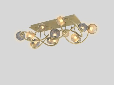 9015-1204 Lampa sufitowa podwójna Metz
