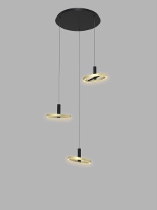 5016-304 Lampa wisząca trójka okrągła Brest