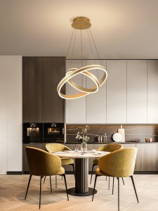 6201-0215 Lampa wisząca LED dwa okręgi VIVIES