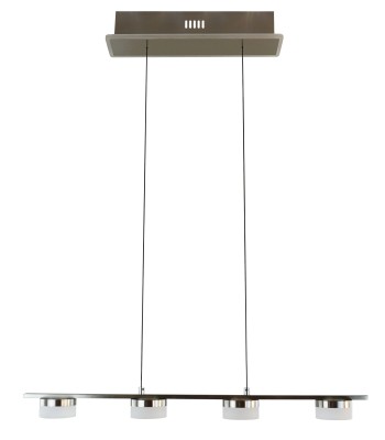 7066-503 Lampa wisząca czwórka CASSIS nikiel-mat