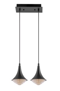 Lampa wisząca W-1011/2 CZARNY