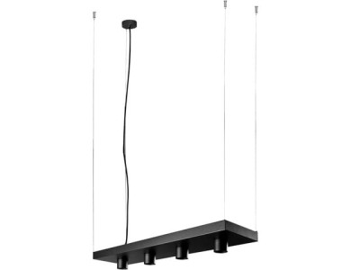 Lampa wisząca PLANT BLACK 4pł czarny