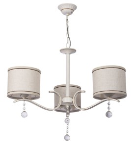 Lampa wisząca W-2802/3 BIAŁY+ZŁOTO