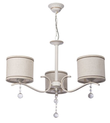 Lampa wisząca W-2802/3 BIAŁY+ZŁOTO