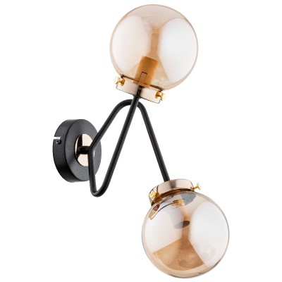 RESTO GOLD OŚWIETLENIE > LAMPY ŚCIENNE / KINKIETY 2 PŁ