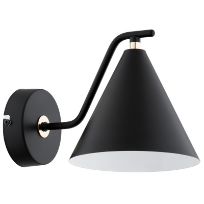 ATLAS BLACK OŚWIETLENIE > LAMPY ŚCIENNE / KINKIETY  1 PŁ