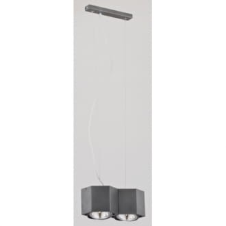 Lampa wisząca Espresso 2pł szary LED